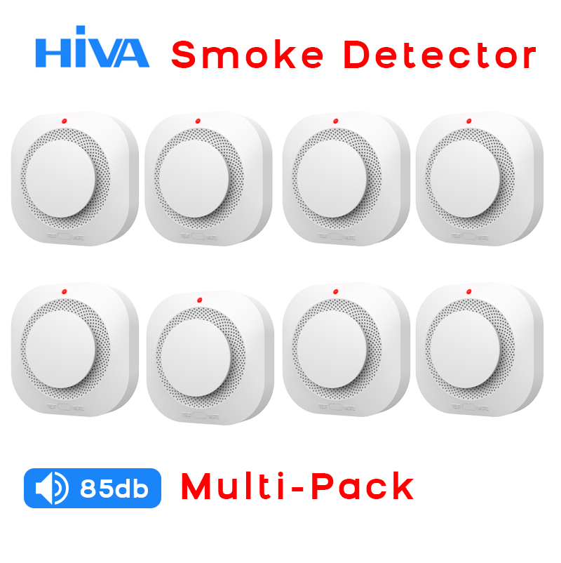 Smoke Detector Interconnected - Intelligenter, unabhängiger Rauchmelder-Sensor mit Ton- und