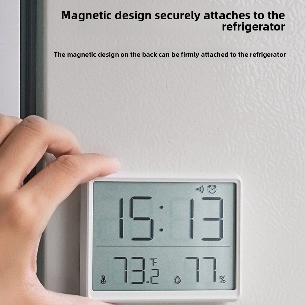 Pool Alarm Float - Magnetische Hängeuhr mit Großem LCD-Bildschirm, Ultraflacher