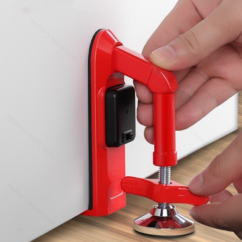 Door Stop Alarm - Aluminium-Legierung Alarm-Türstopper mit Saugnapf, Türverriegelung ohne