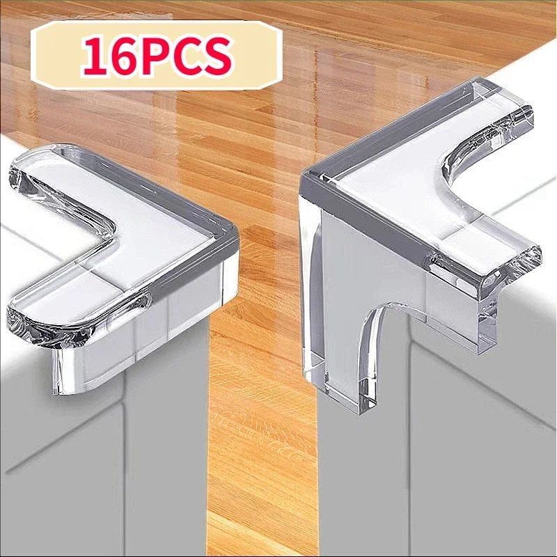 Outlet Cover Baby - Baby-Sicherheits-Silikon-Tischeckenschutz, Möbelkantenschutz-Abdeckung, Transparente Kinder-Antikollisions-Kantenschützer