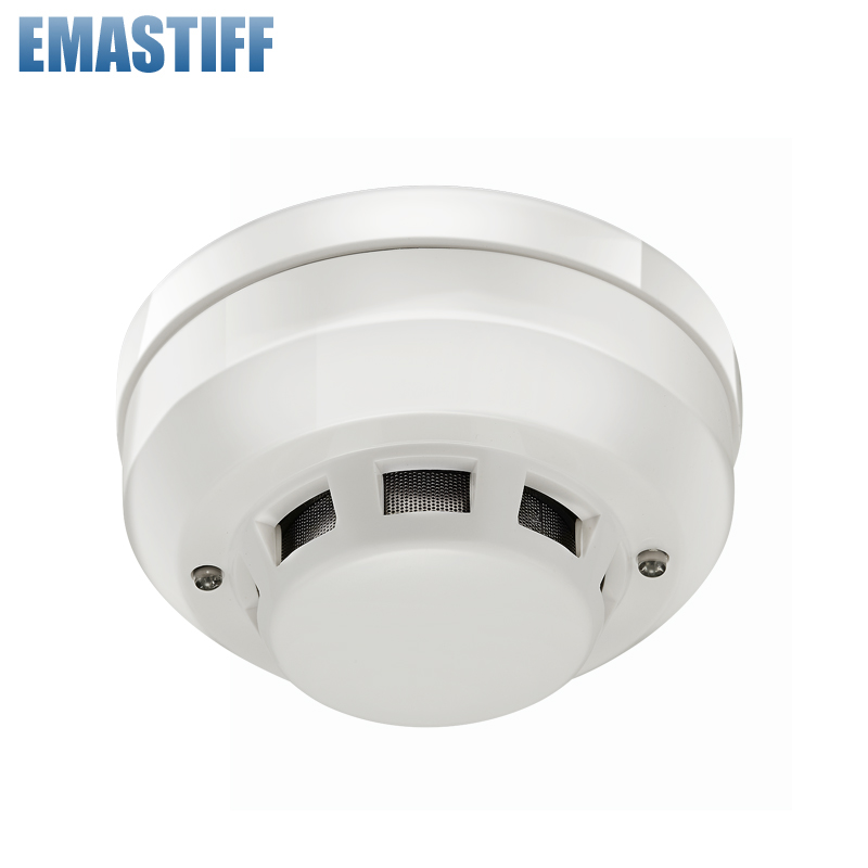 Smoke Detector Interconnected - Kabelgebundener fotoelektrischer Rauchmelder mit Relaisausgang, NO/NC-Rauchsensor-Alarmmelder