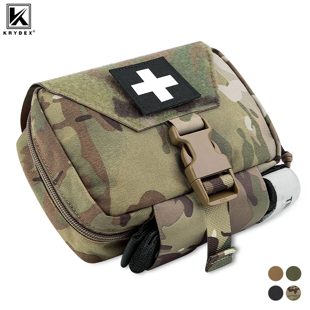First Aid Bag Kit - KRYDEX Taktische Abreißbare IFAK-Tasche Erste-Hilfe-Medizintasche MOLLE