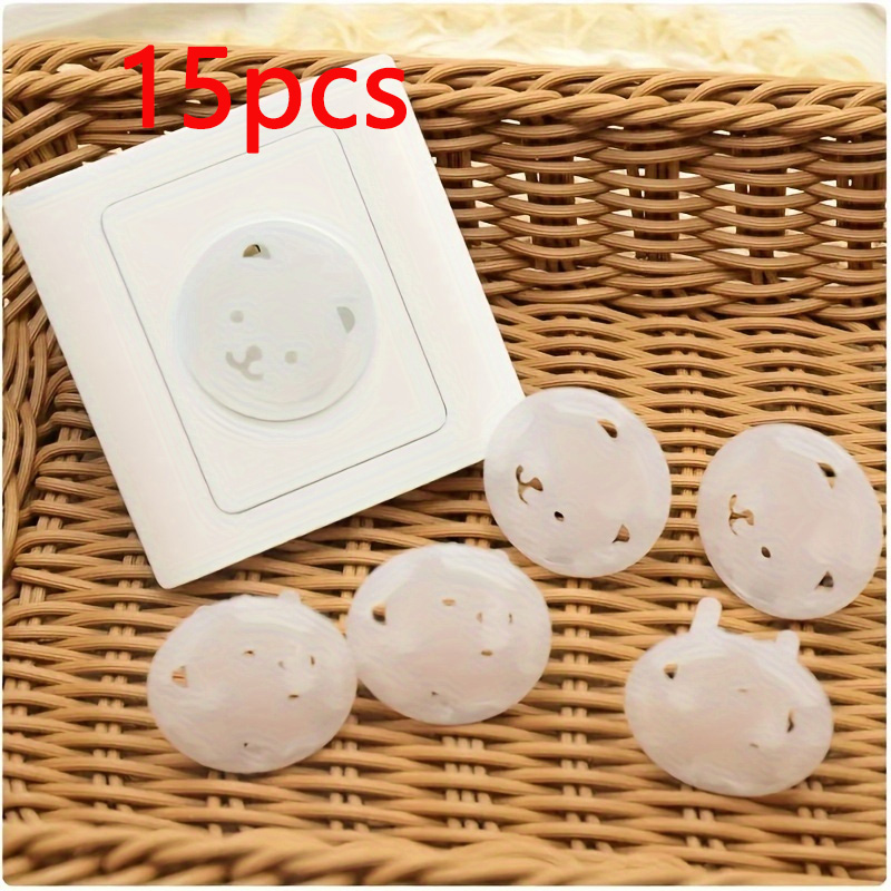 Outlet Cover Baby - 15 Stück Bären-Steckdosenschutz EU-Steckdosen Kindersicherung Gegen