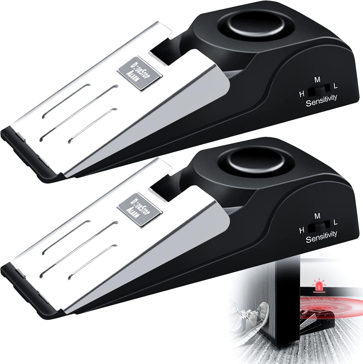 Door Stop Alarm - 1/2 Stücke Tragbare Reise 120 DB