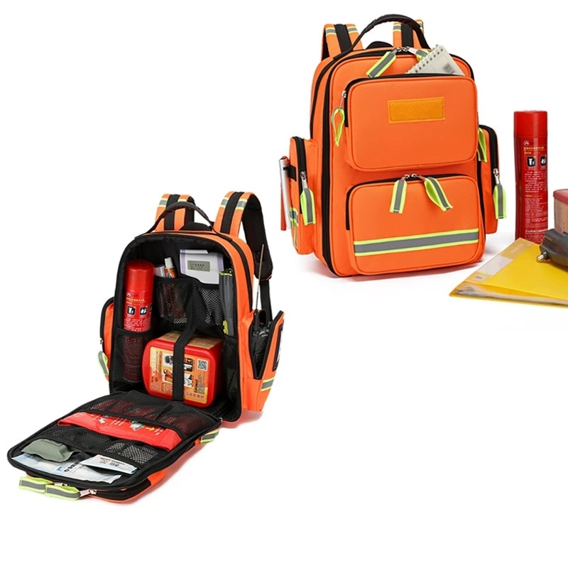 First Aid Bag Kit - Auto-Notfallset, Erste-Hilfe-Rucksack, Feuerwehr-Handtaschenrucksack, Heim-Notfallset, medizinischer Rucksack,