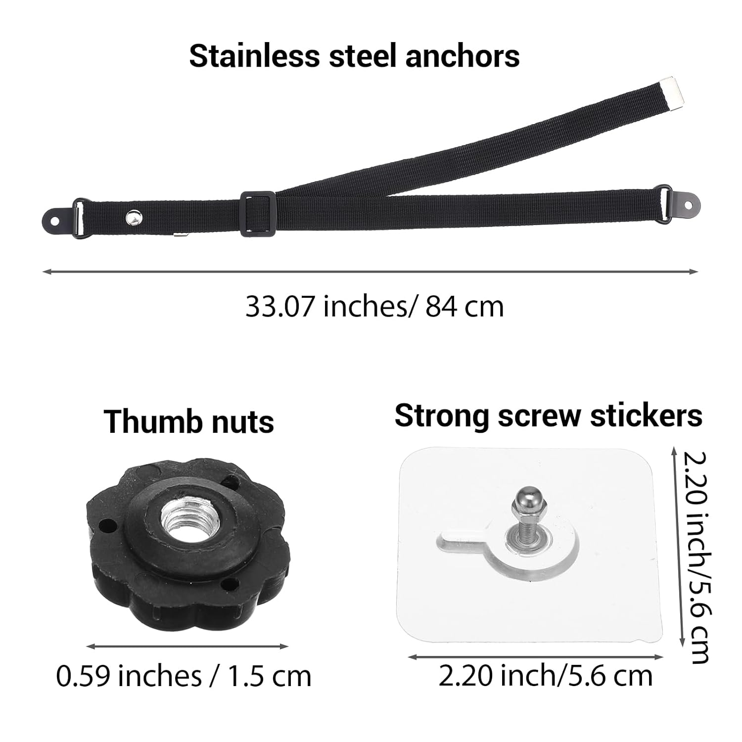 Verstellbare TV-Sicherheitsgur – Earthquake Anchor Strap Bewertung und Preis