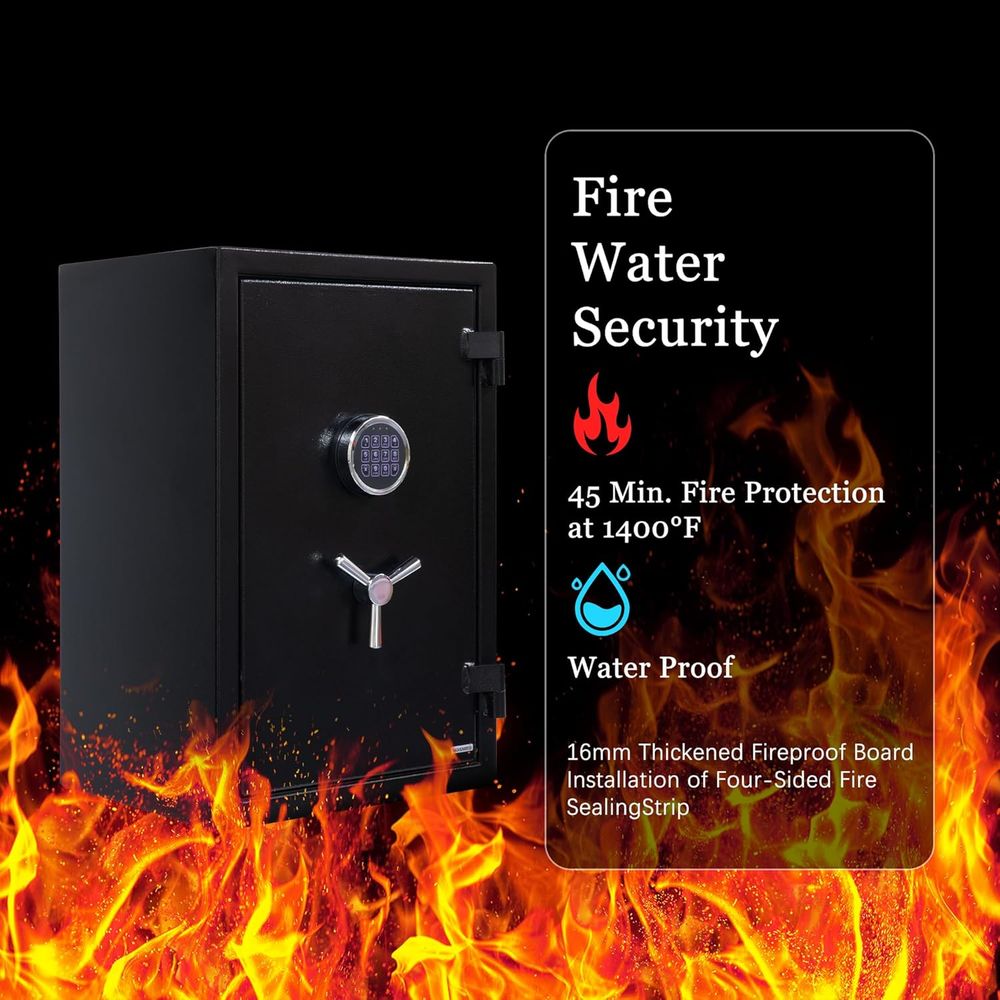 Großer Handwaffensafe mit Digi – Fire Safe Document Bewertung und Preis