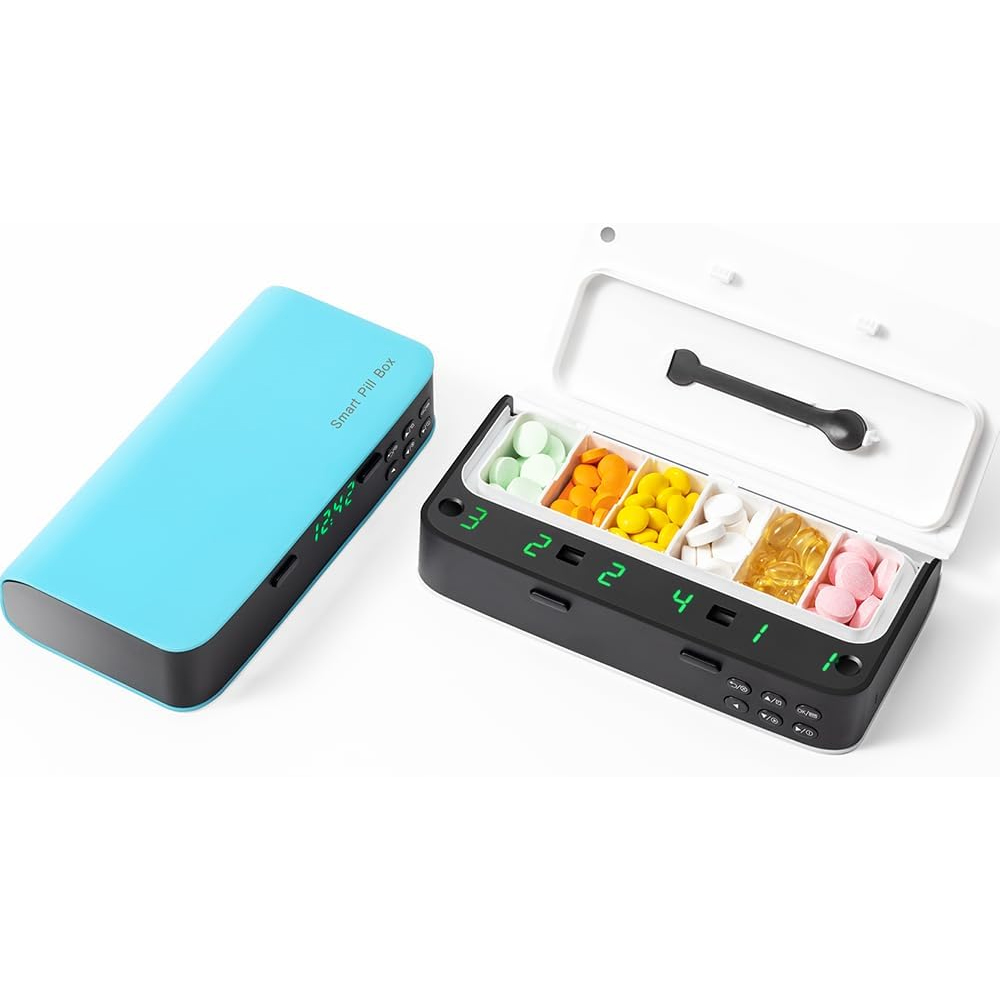 Pillenspender mit Alarm, tägli – Medicine Cabinet Lock Bewertung und Preis