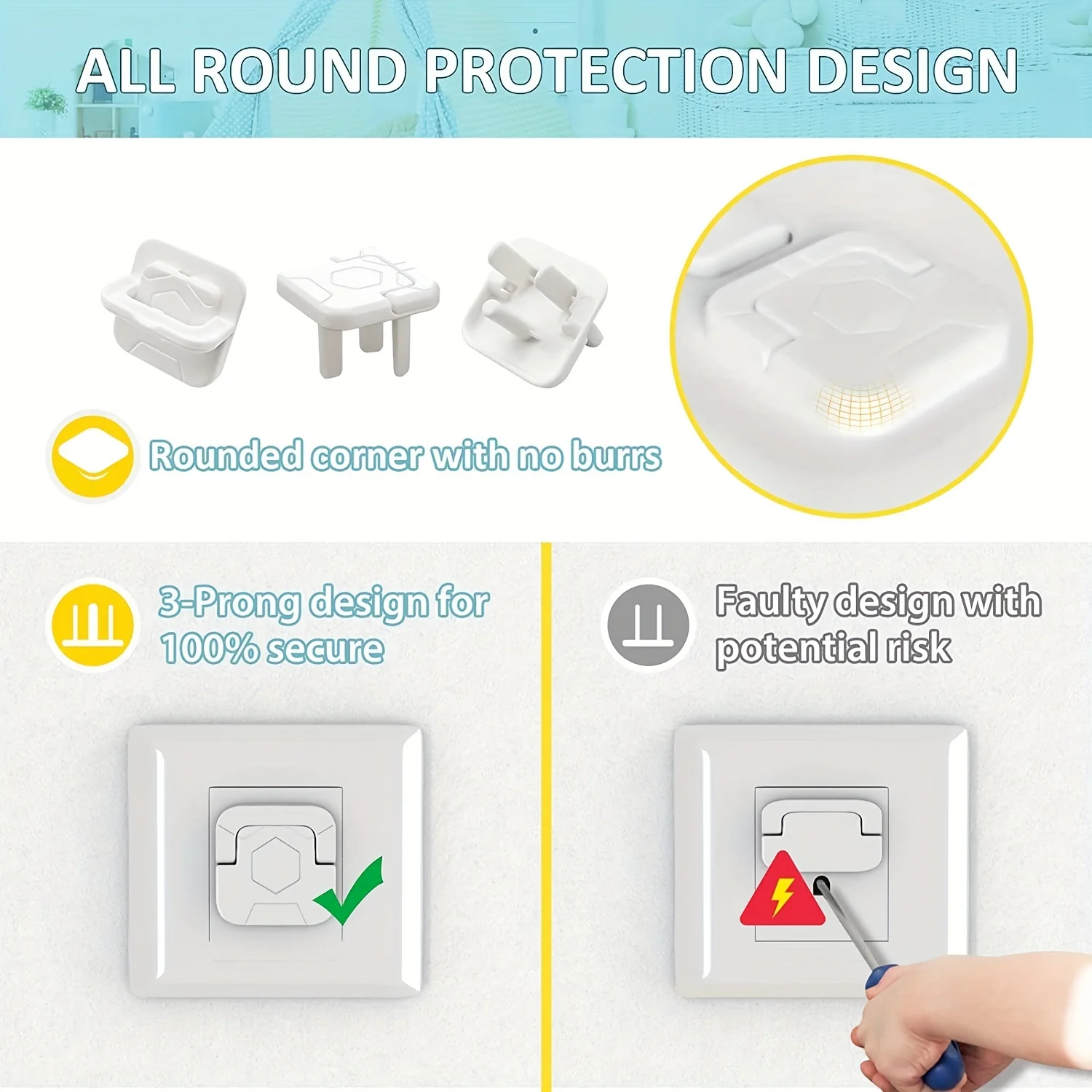 1-20 Stück Babyfeste Steckdose – Outlet Cover Baby Bewertung und Preis