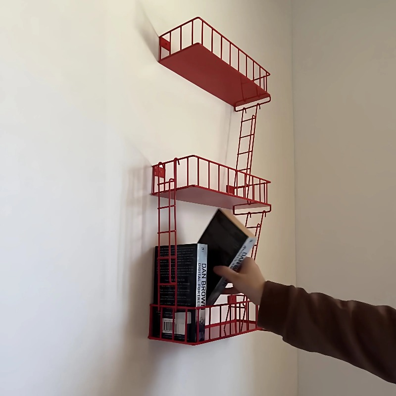 Feuerleiter-Wandregal, 3-stufi – Fire Escape Ladder Bewertung und Preis