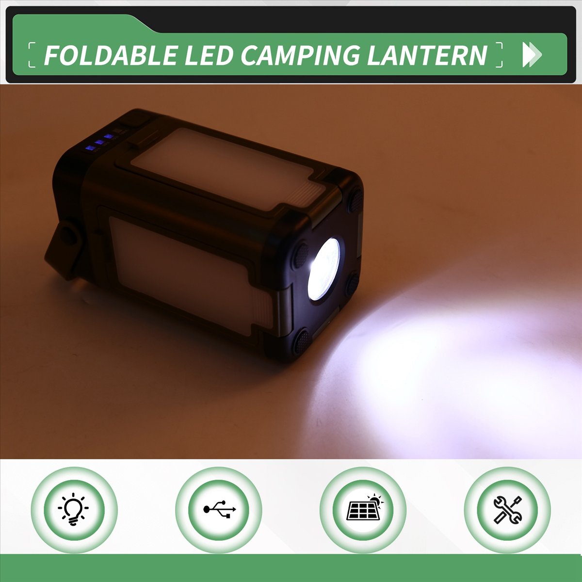 X08A Faltbare LED-Campinglater – Power Outage Light Bewertung und Preis