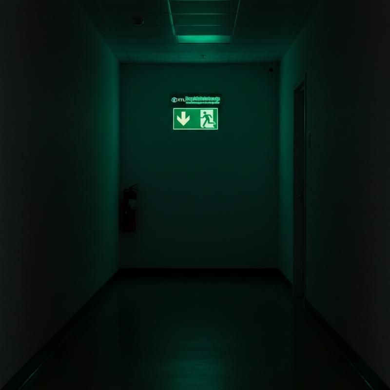 1 Blatt im Dunkeln leuchtende  – Emergency Exit Sign Bewertung und Preis
