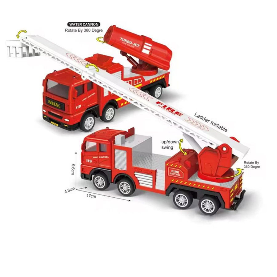 1pc-Legierung Feuerwehrauto 1: – Fire Escape Ladder Bewertung und Preis
