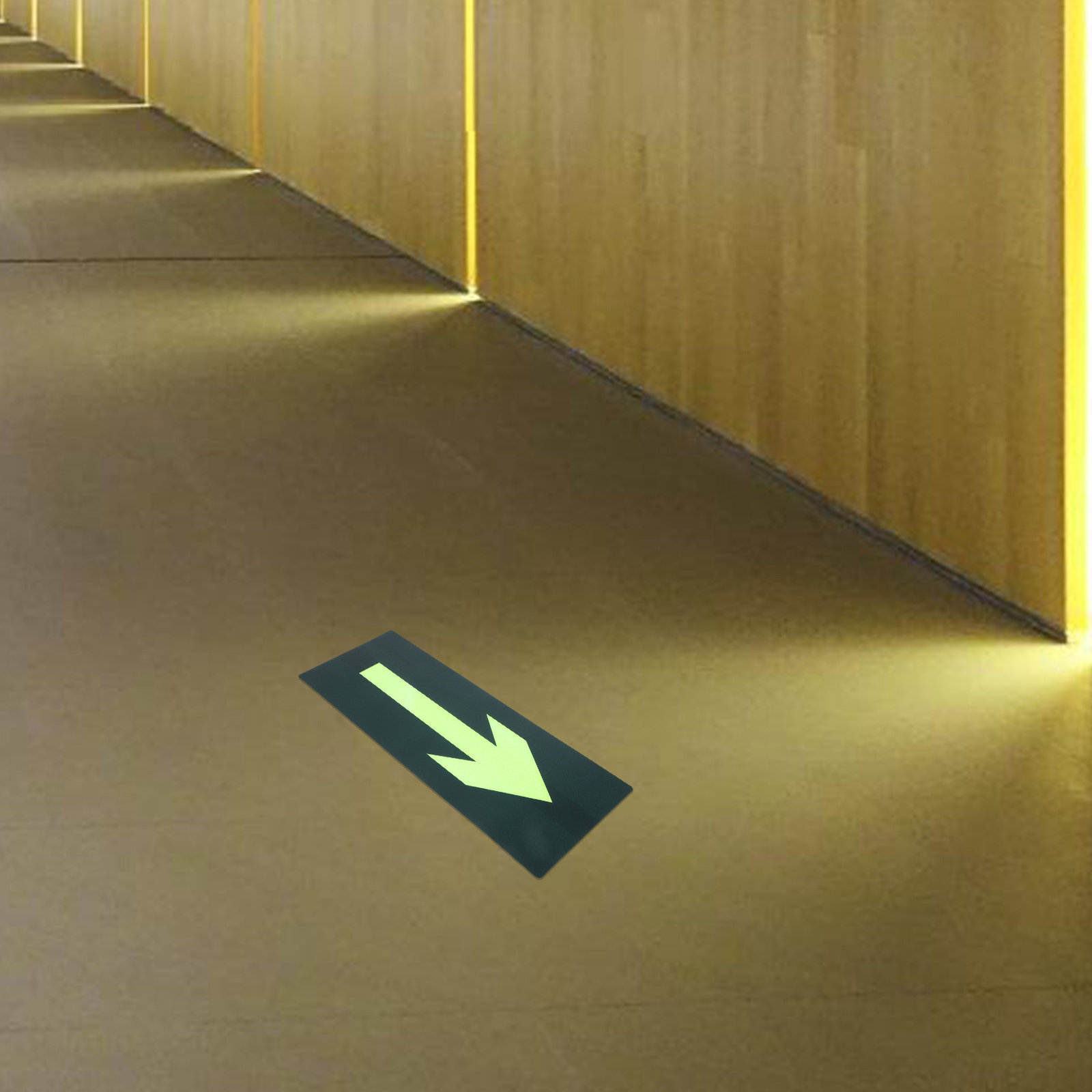 8 Stück im Dunkeln leuchtende, – Emergency Exit Sign Bewertung und Preis