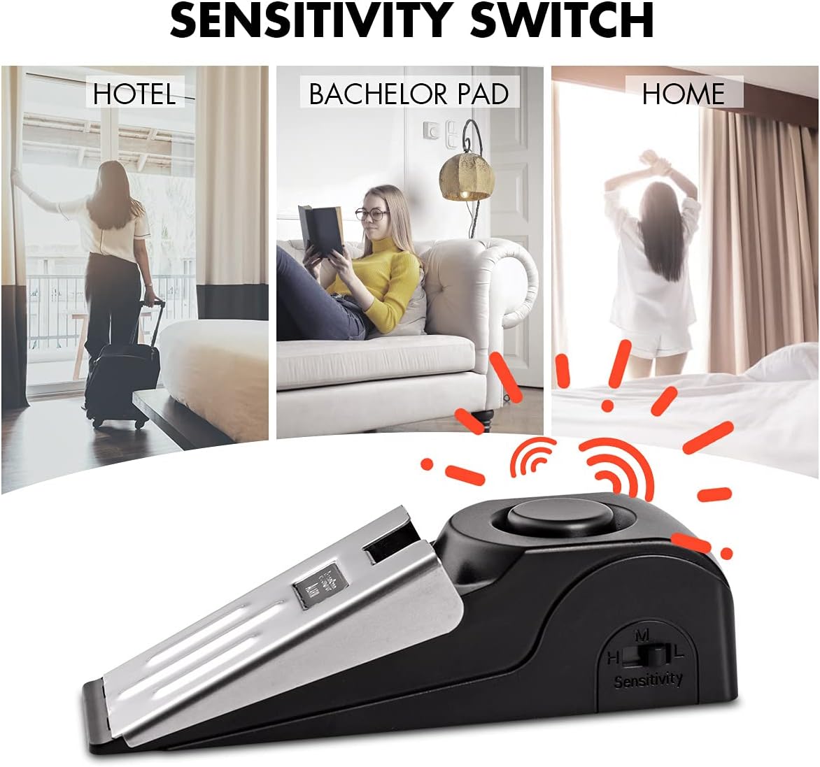1/2 Stücke Tragbare Reise 120  – Door Stop Alarm Bewertung und Preis