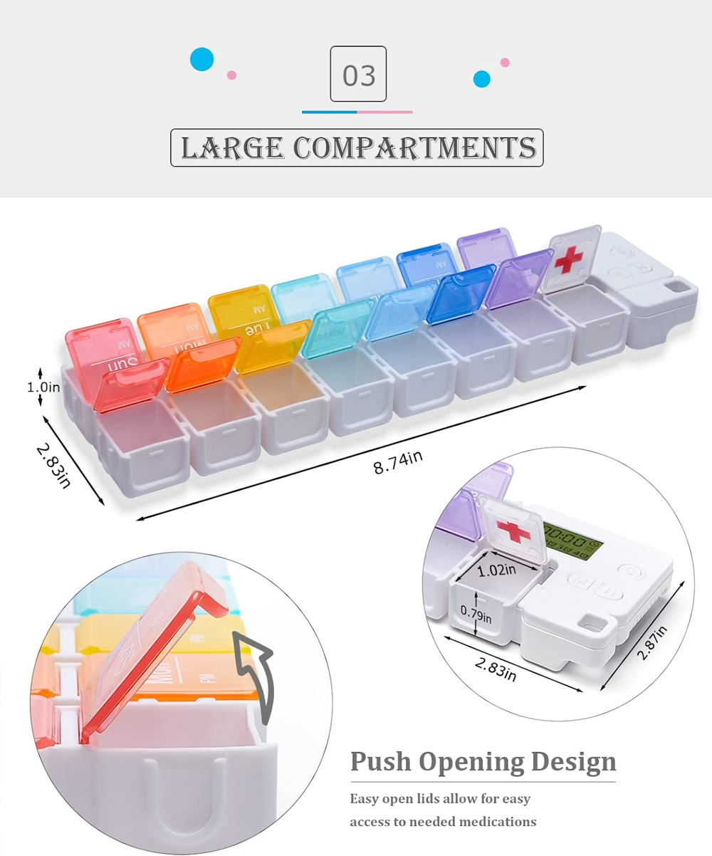 7-Tage-Pillen-Organizer mit Me – Medicine Cabinet Lock Bewertung und Preis